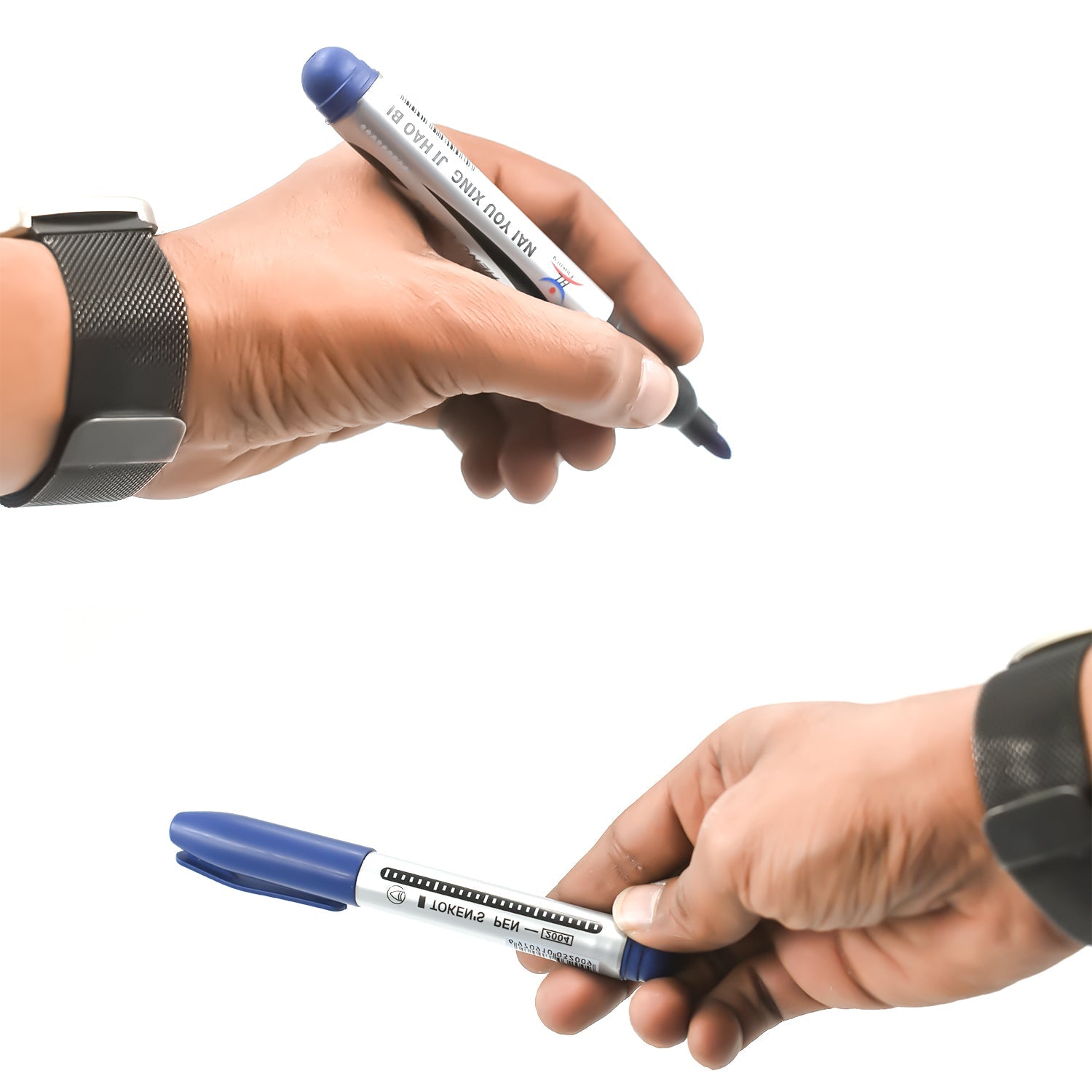 9012 10Pc Blue Marker and pen used in studies and teaching white boards in schools and institutes for students. 9012 10Pc Blue Marker and pen used in studies and teaching white boards in schools and institutes for students.